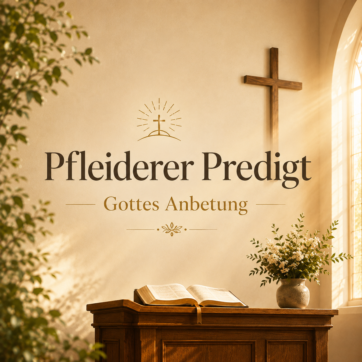 Pfleiderer Predigt – Gottes Anbetung